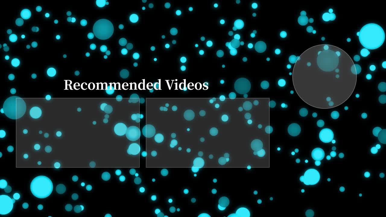 곡물 점 이동 끝 카드 끝 화면 모션 그래픽