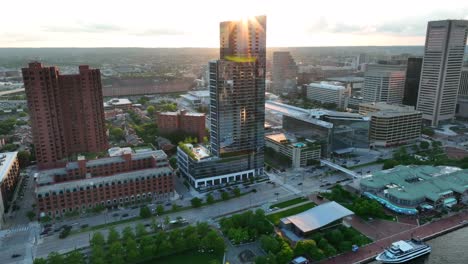 Skyscraper-towers-in-Baltimore-Maryland