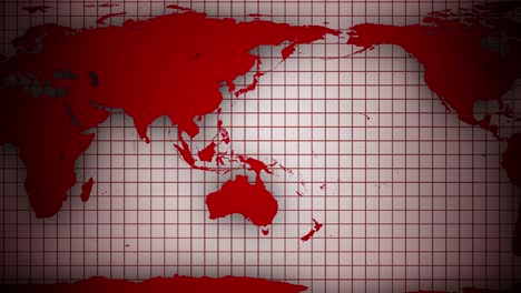 pandemic of infection. global earth with red dots of infection. medical elements concept. disease or prevention. health care. infectious control. cure virus. loop animation.