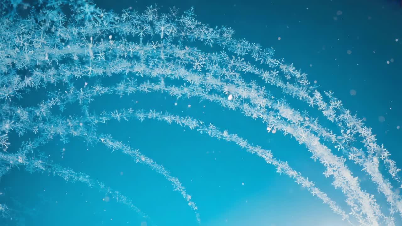 스노우플레이크 배경