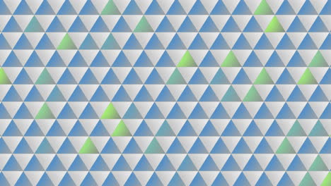 blue and white triangle pattern formed by stacked, arranged triangles