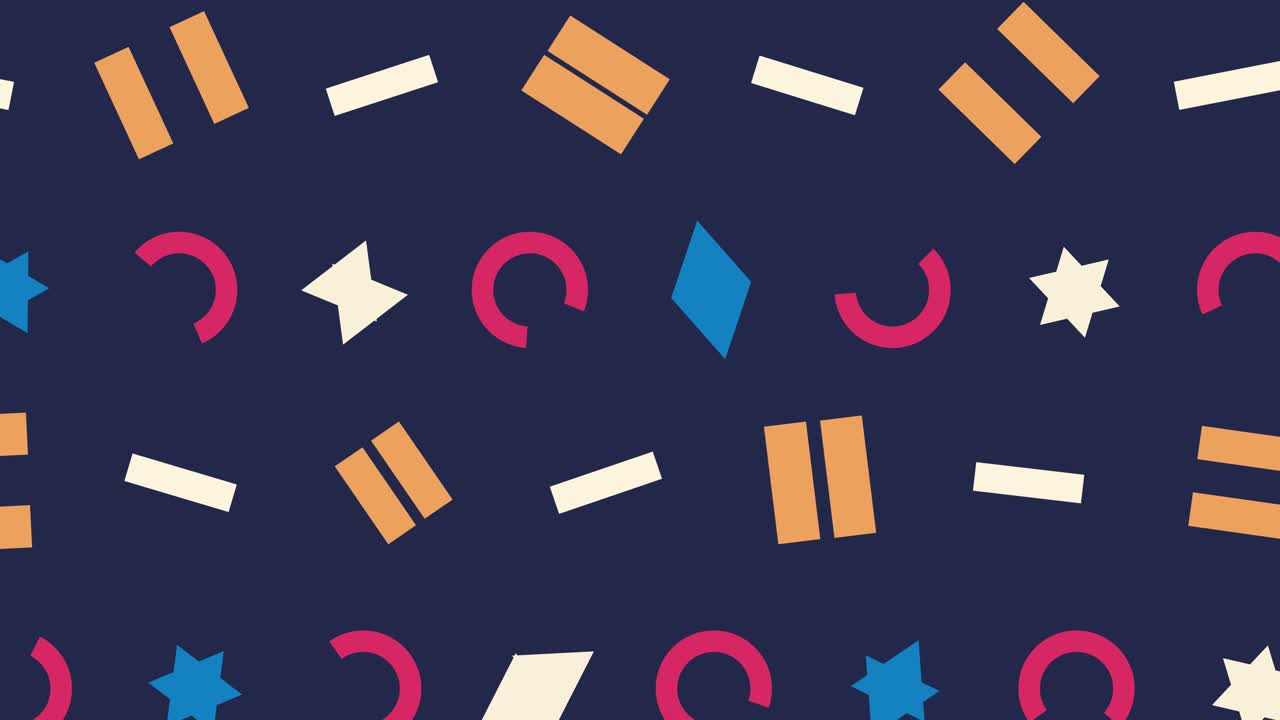 평평한 디자인 기하학적 파동 배경