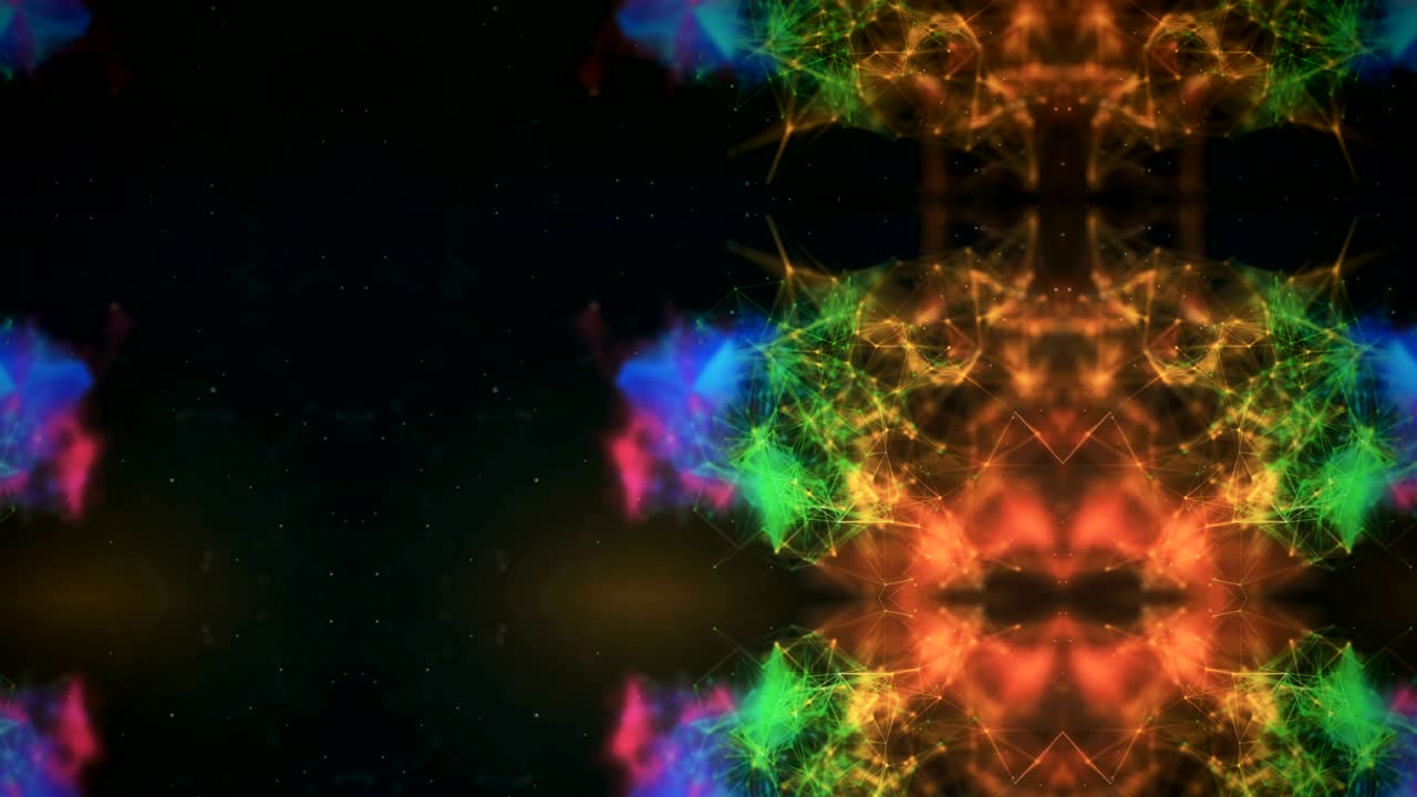 el fondo de partículas abstractas