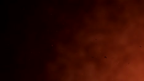4k fuego brillo puntos bucle