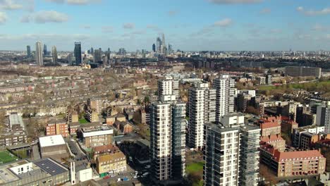 Beautiful-aerial-view-of-Buildings-in-the-city-of-London