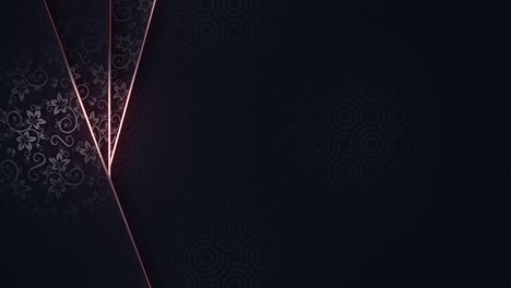 elegant dark background with rose gold accents