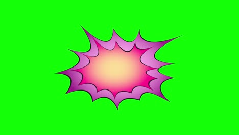 estallido de arte cómico