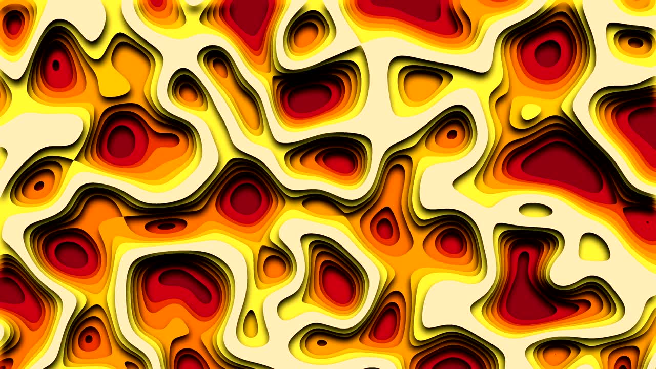 Cut out animation fire