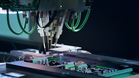 electronic circuit boards production and installation of components