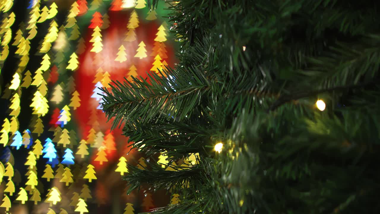 navidad verde con un hermoso fondo.