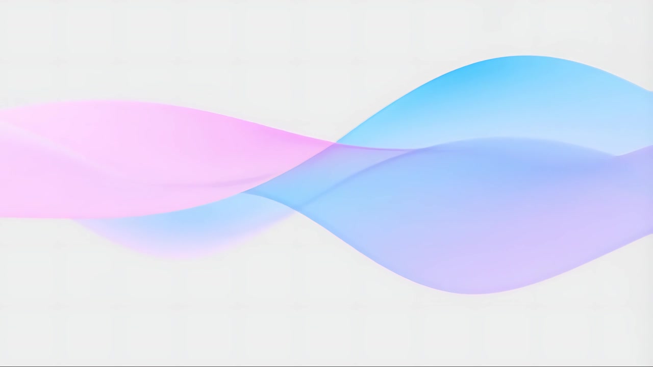 Sfondo Minimalista Astratto con Onde in Movimento 4K