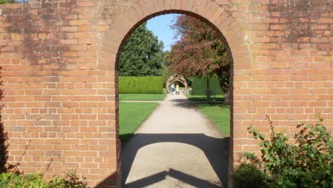 handheld walk-through walled british garden