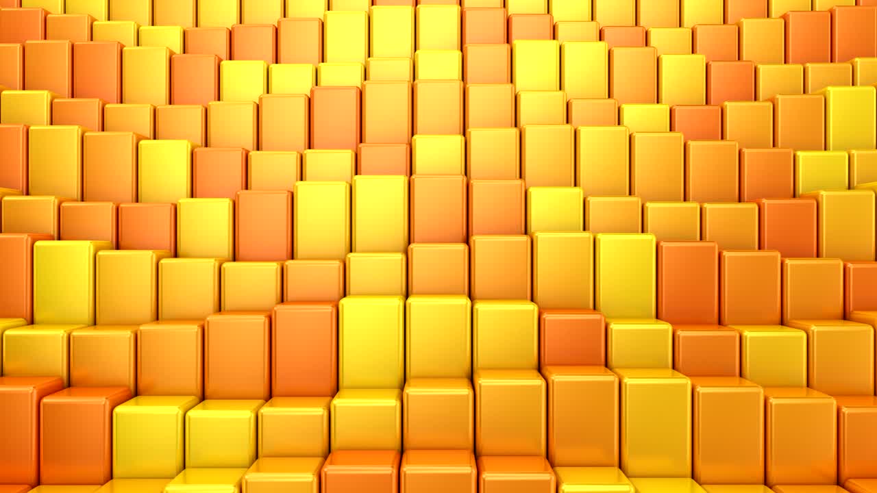 las cajas forman una onda