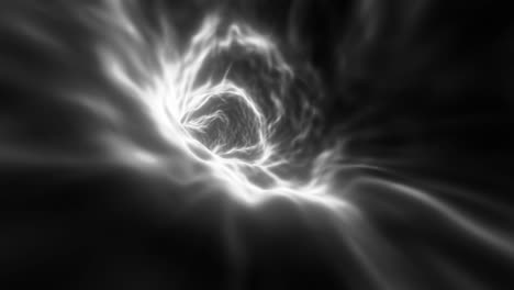 túnel de agujero de gusano abstracto