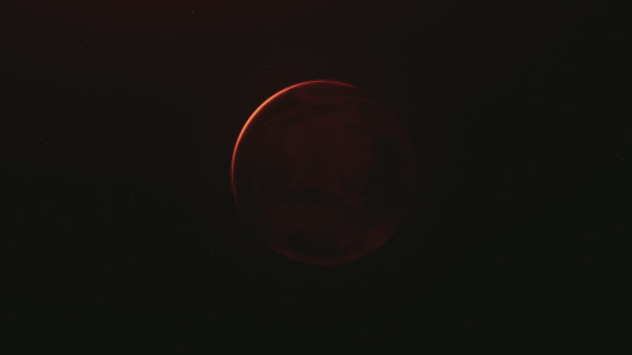 Planet Mars vieved from Space