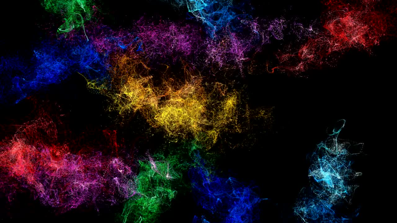 Sfondo futuristico color arcobaleno