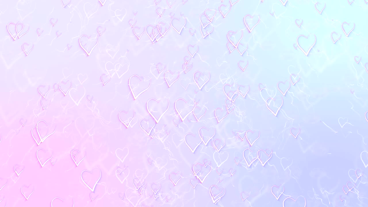 성 발렌타인 데이 인사 카드: 윤의 심장과 함께 추상적인 배경