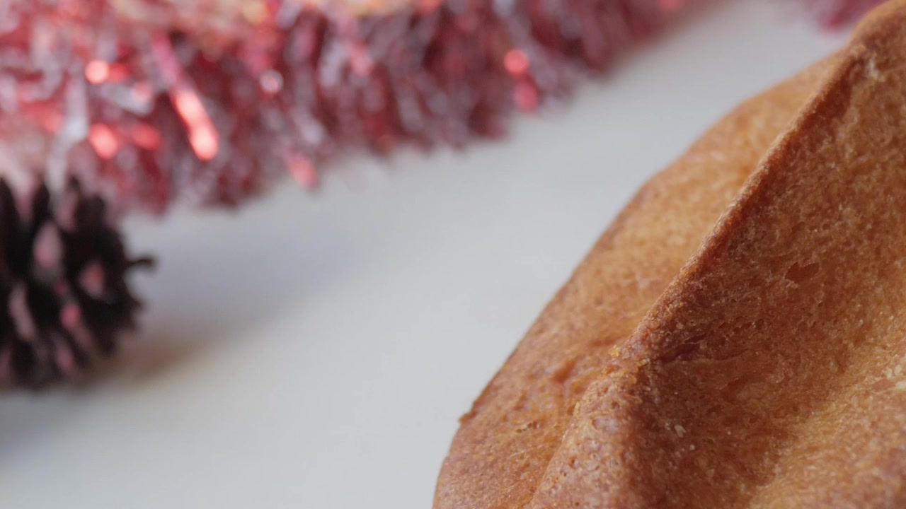 Panettone with festive decor evokes warm holiday cheer and tradition