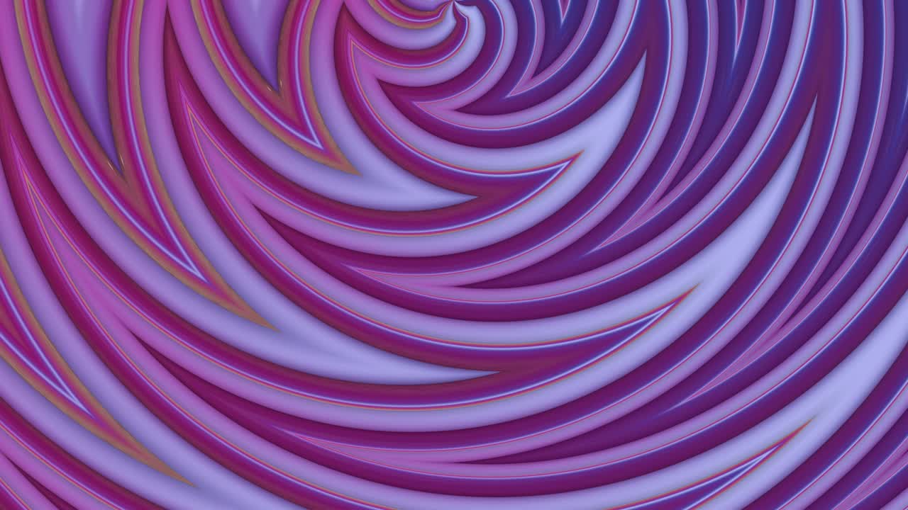 Abstract 3d seamless bright background in 4k with violet tapes. Violet stripes move cyclically in simple geometry cartoon creative style. Looped smooth animation. 9