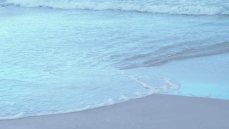 waves on sea shore at the beach