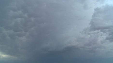 Time-lapse-shot-of-very-dark-and-threatening-storm-clouds-forming