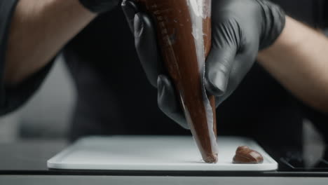 chocolate truffle making