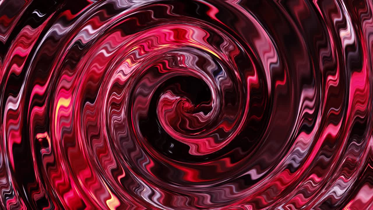 rotación del círculo abstracción de círculos brillantes brillantes. 4k