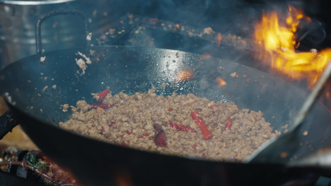 거리 음식 김 요리