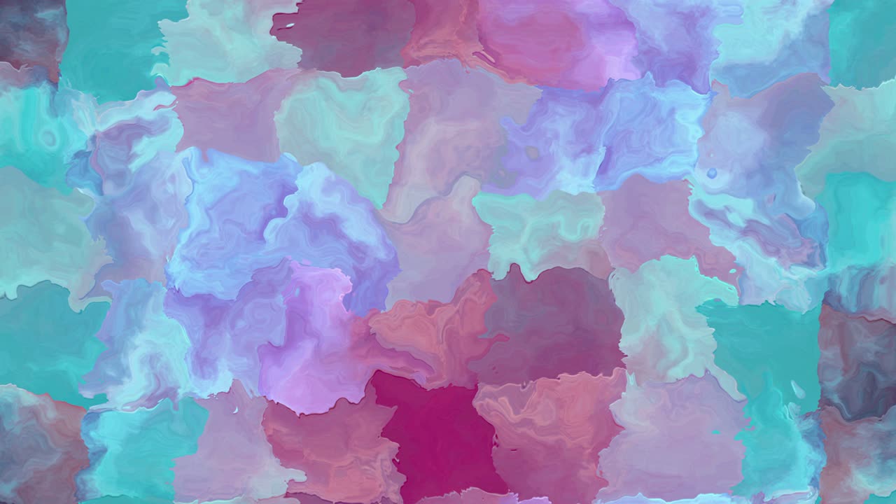 추상적인 다채로운 페인트 배경 루프