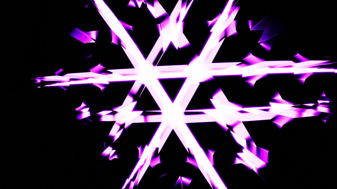 추상적인 보라색 빛나는 선