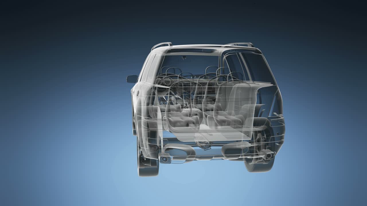 el auto gira el bucle.