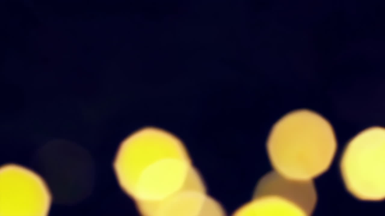 luces nocturnas borrosas