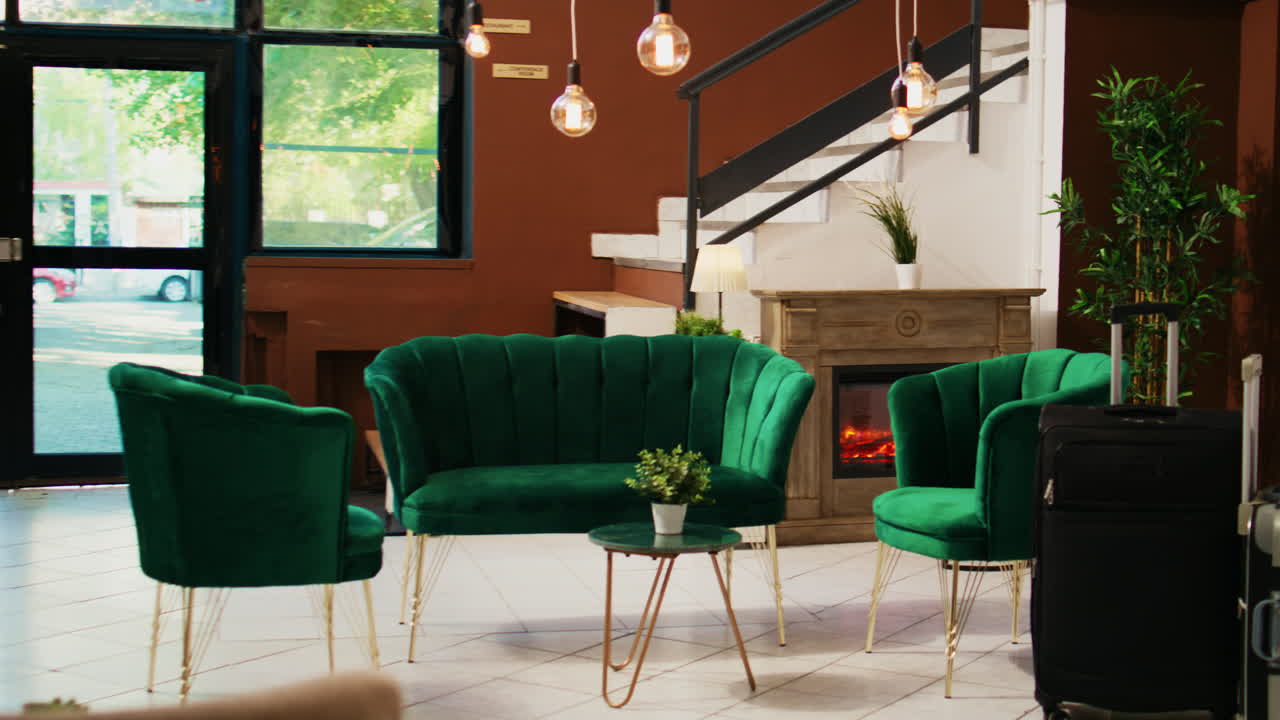 sala de estar y recepción modernas