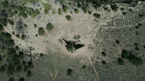 group of people found a hidden hot spring in wyoming