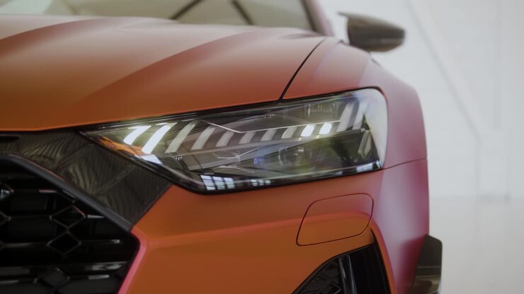 Car starts and the front lights turn on
