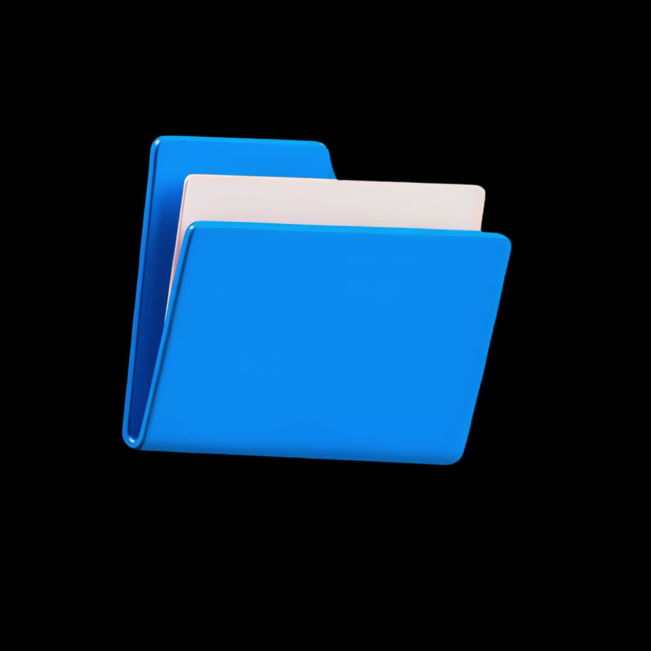 Blue folder icon