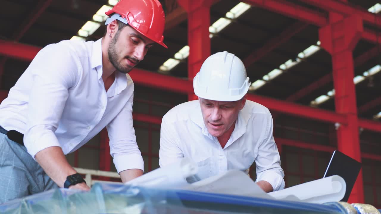 профессиональный инженер и команда гражданского строительства, работающая на промышленном заводе по производству металлических токарных станков. инженер, управляющий токарными машинами. инспекция качества продукции