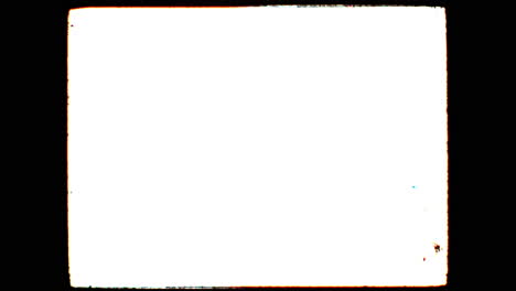 real 35mm 4x3 film frame overlay - clean