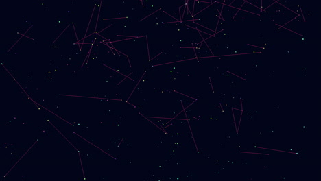 impresionante observación del cielo nocturno cautivadora constelación formada por líneas estelares