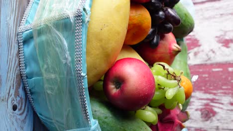 vibrant fruit bouquet with assorted fresh fruits