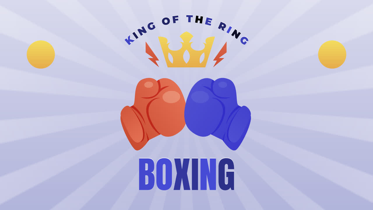 권투 장갑 일러스트레이션