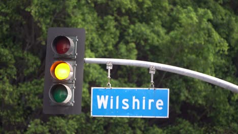 wilshire boulevard calle signo los angeles california