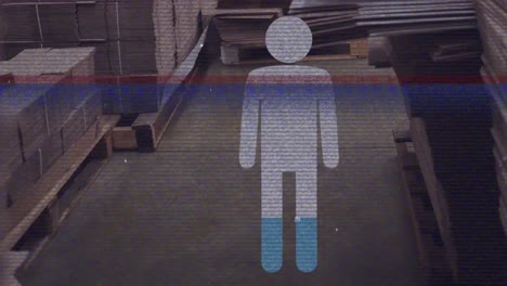 Animation-of-human-representations-over-warehouse