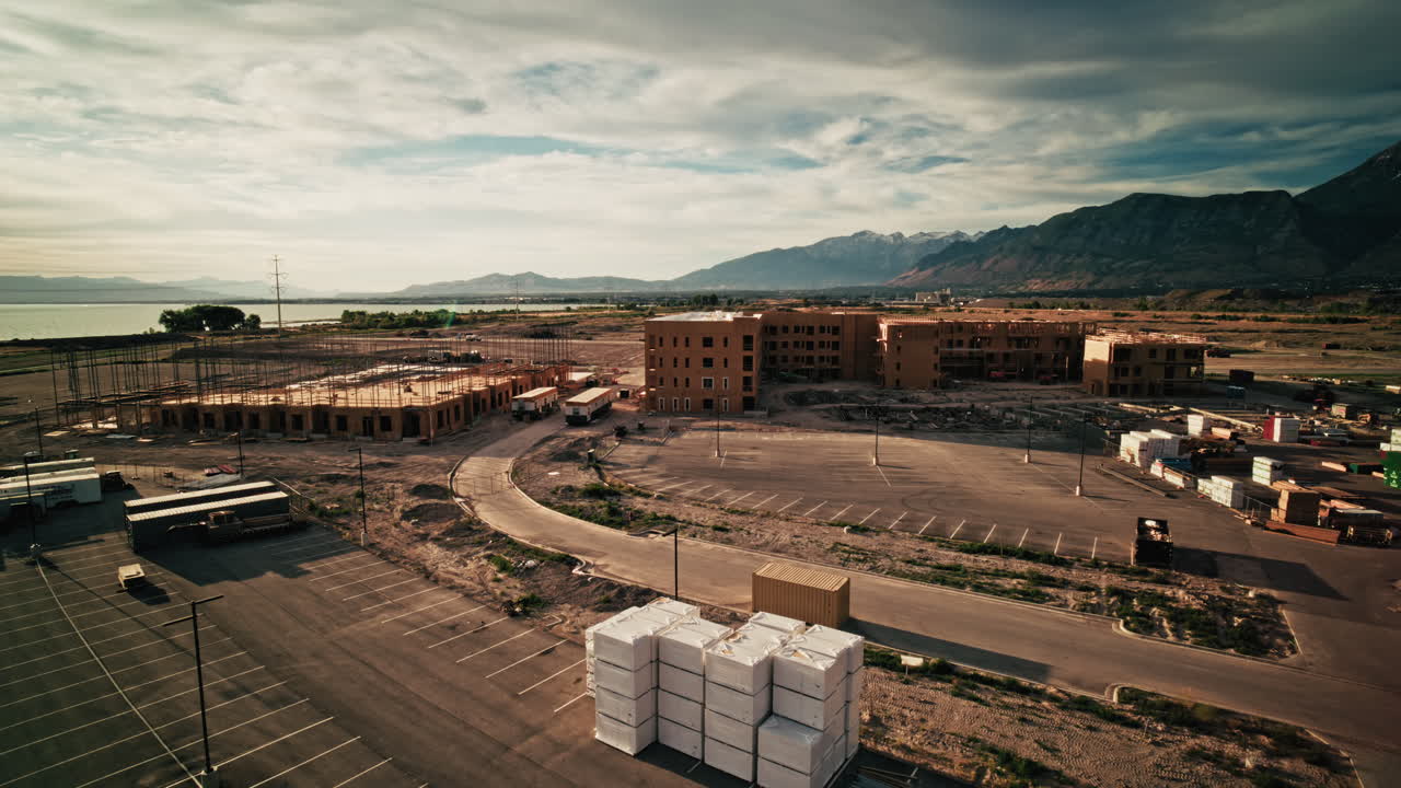 Construction of a new apartment complex