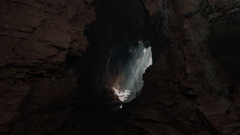 exploring the depths of a mysterious cave