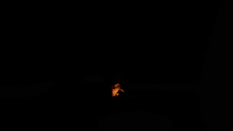 big fire explosion ground sparks from the bottom of the screen, black background, transparent overlay with alpha matte, ​​big explosion effect video