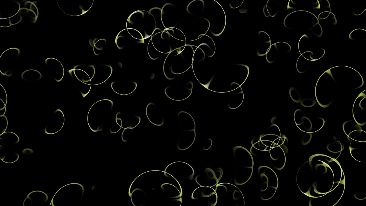 거품 경계 반사, 검은 화면에 거품의 반 텍스처에 무작위 희미 효과