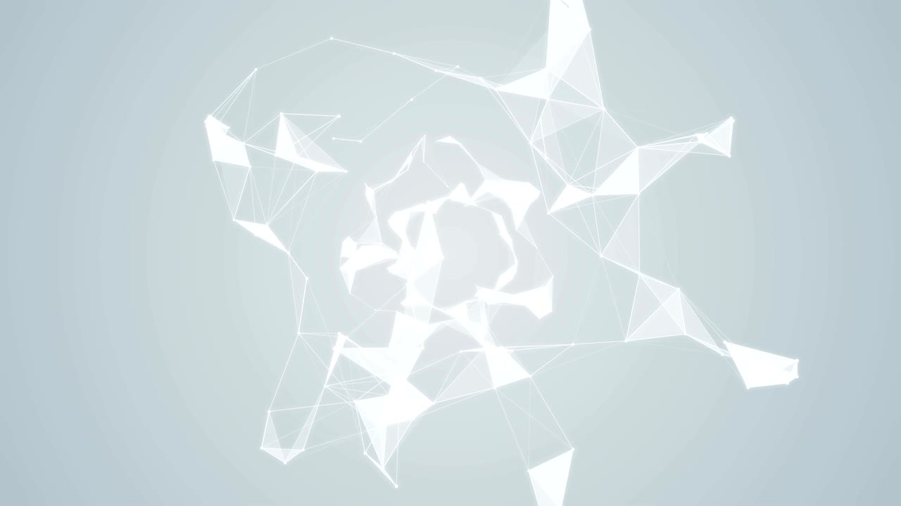 플렉서스 추상 네트워크 백색 기술 과학 배경 루프