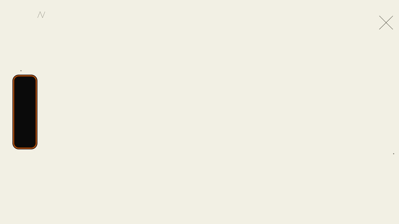Yüzen Çizgi Öğeleriyle Minimalist Grafik Animasyonu
