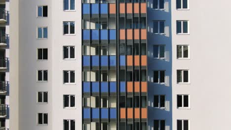 modern apartment building facade